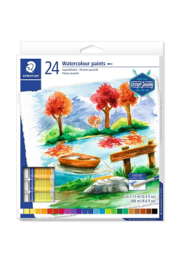 Estojo Tinta Aquarela Karat 12ml C/24 8880c2402 Staedtler